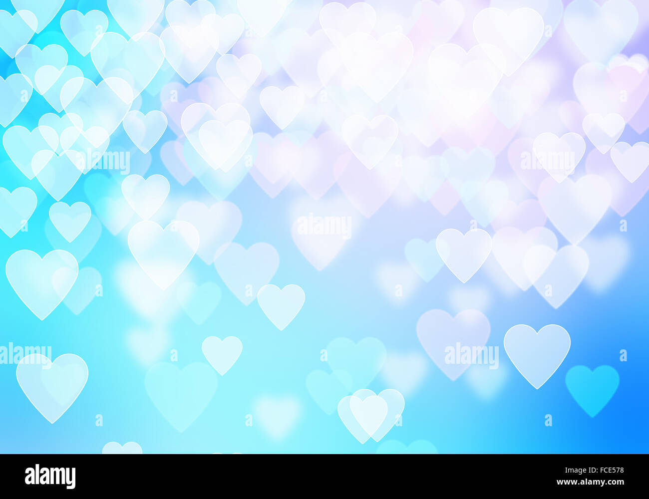 Abstract background image of blue bokeh lights and beams Stock Photo ...