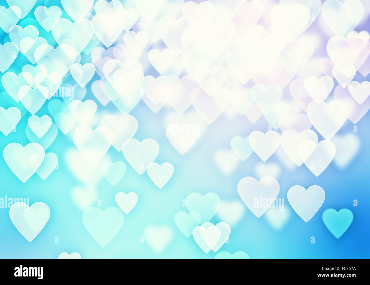 Abstract background image of blue bokeh lights and beams Stock Photo ...