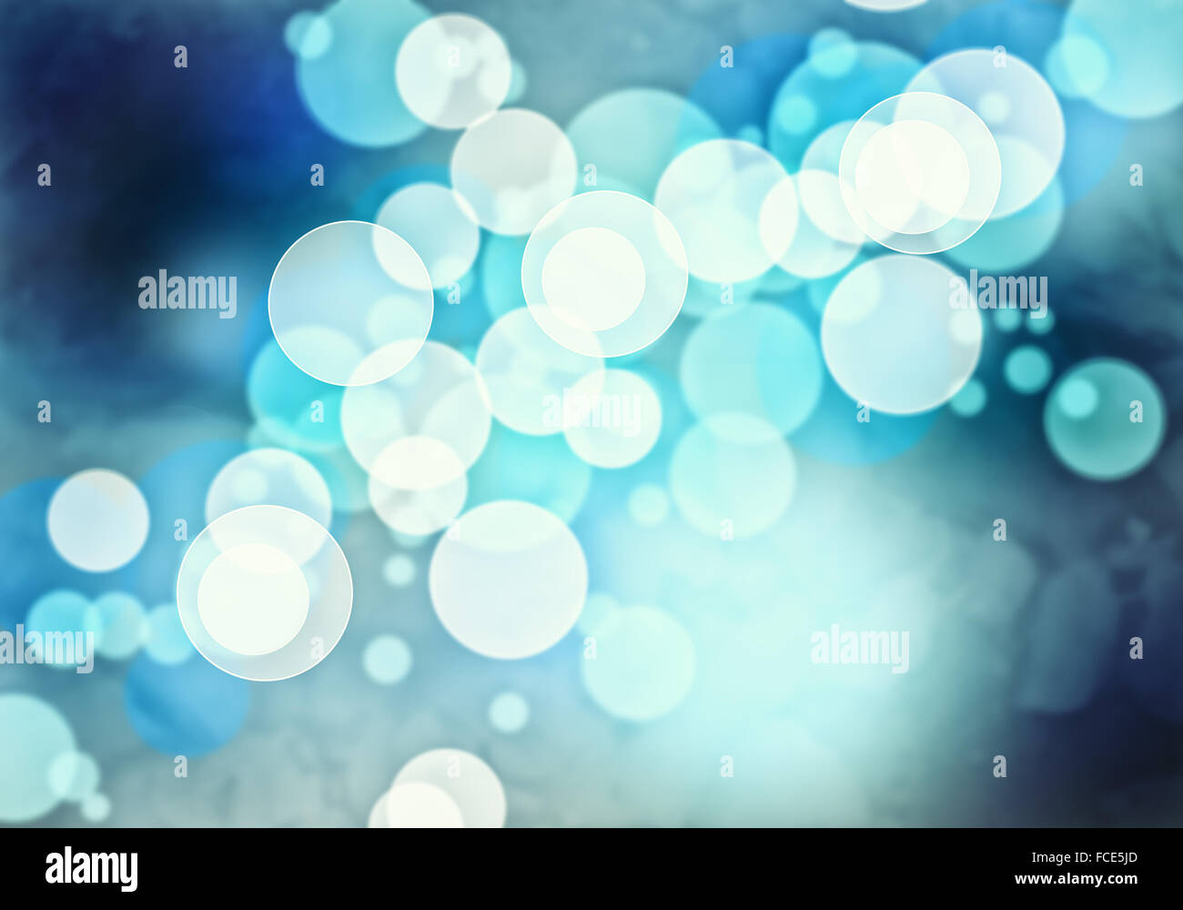 Abstract background image of blue bokeh lights and beams Stock Photo ...