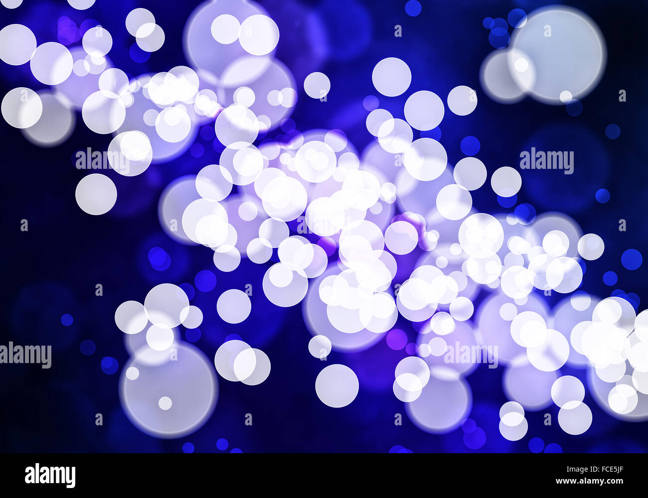 Abstract background image of blue bokeh lights and beams Stock Photo ...