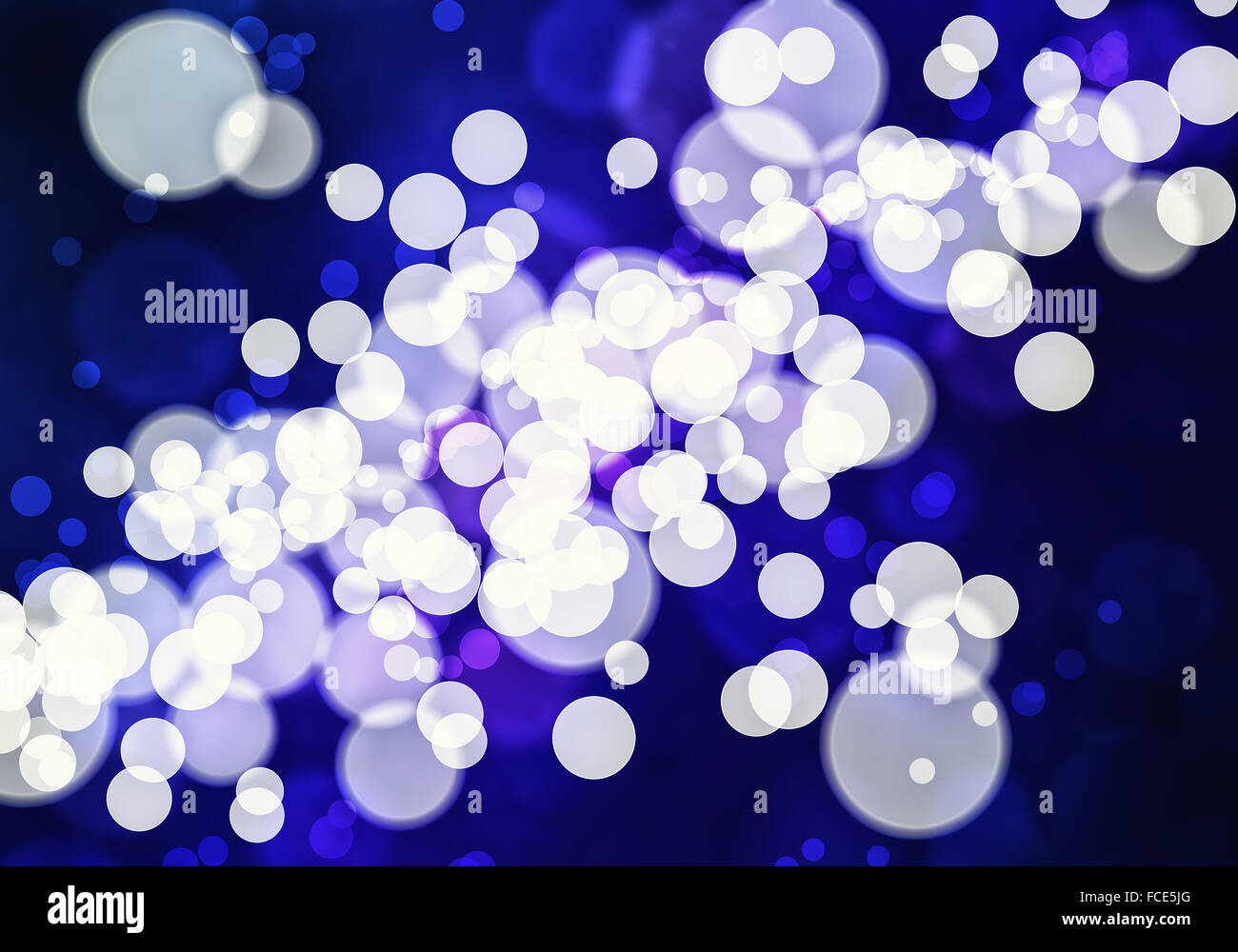 Abstract background image of blue bokeh lights and beams Stock Photo ...