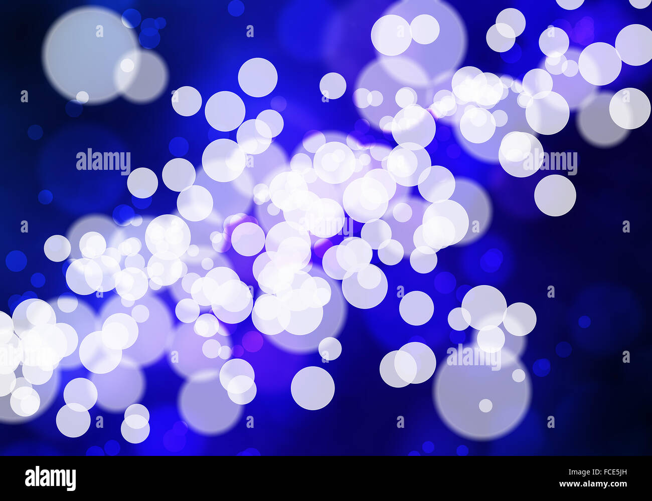 Abstract background image of blue bokeh lights and beams Stock Photo ...