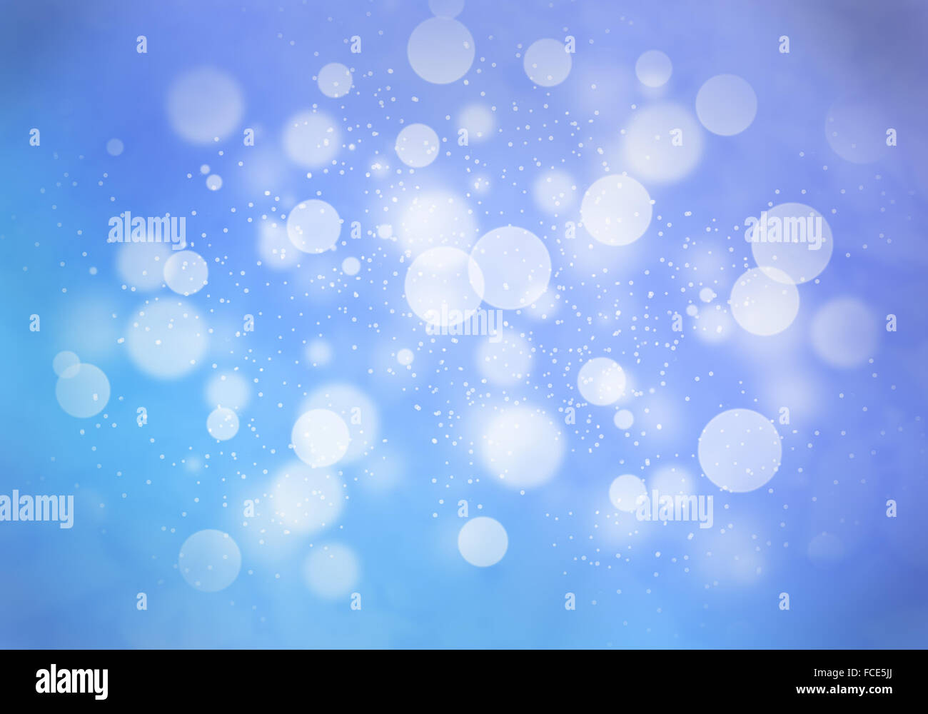 Abstract background image of blue bokeh lights and beams Stock Photo ...