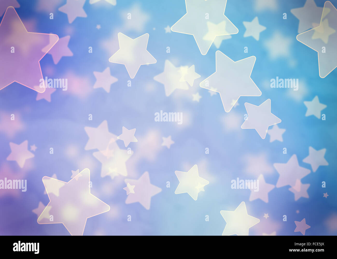 Abstract background image of blue stars lights and beams Stock Photo ...