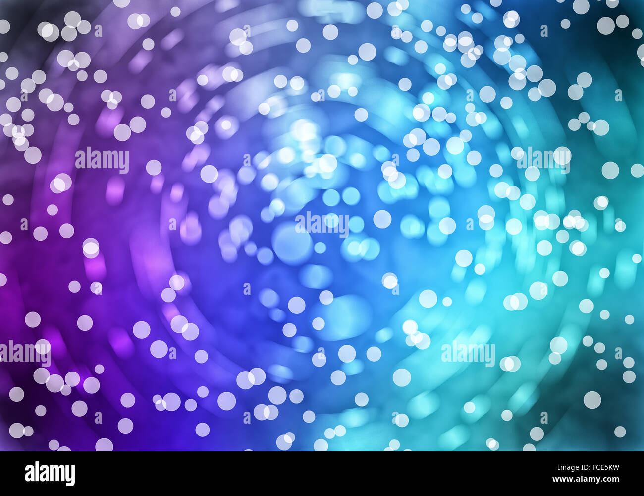 Abstract background image of blue bokeh lights and beams Stock Photo ...
