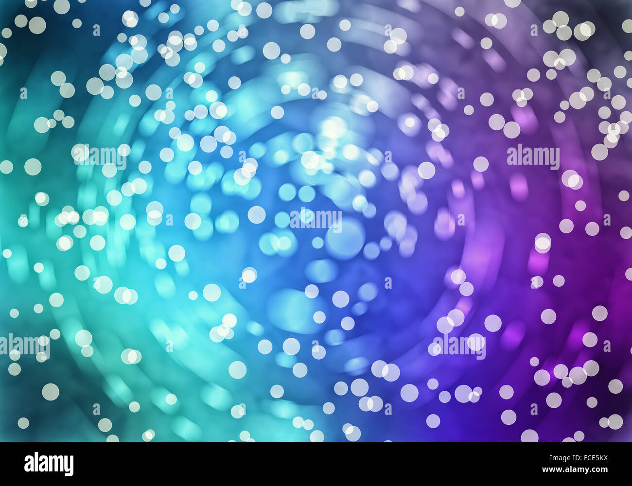 Abstract background image of blue bokeh lights and beams Stock Photo ...