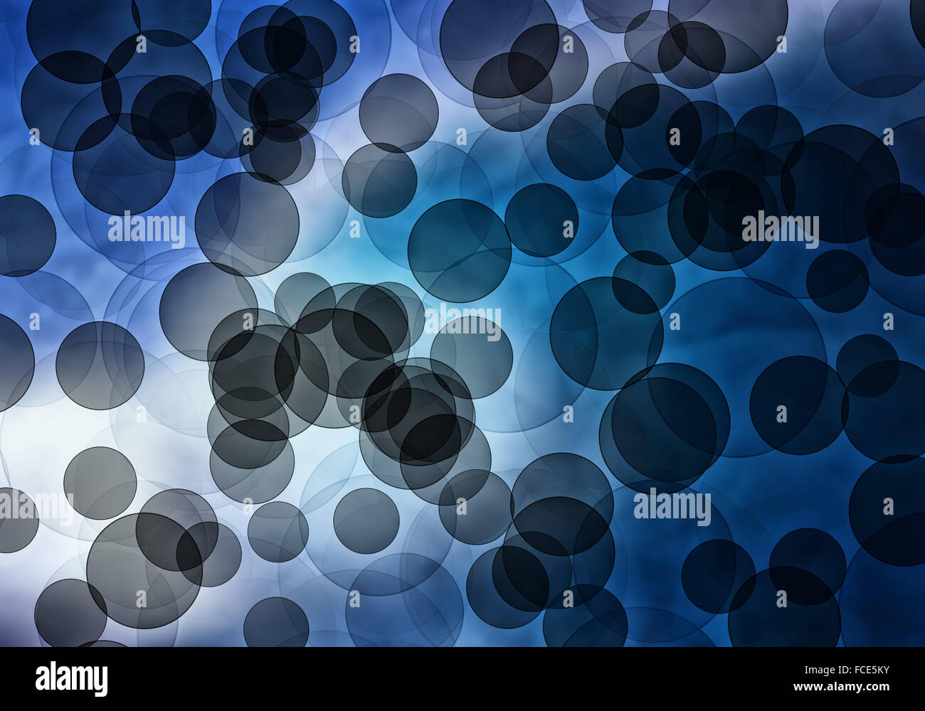 Abstract background image of blue bokeh lights and beams Stock Photo ...