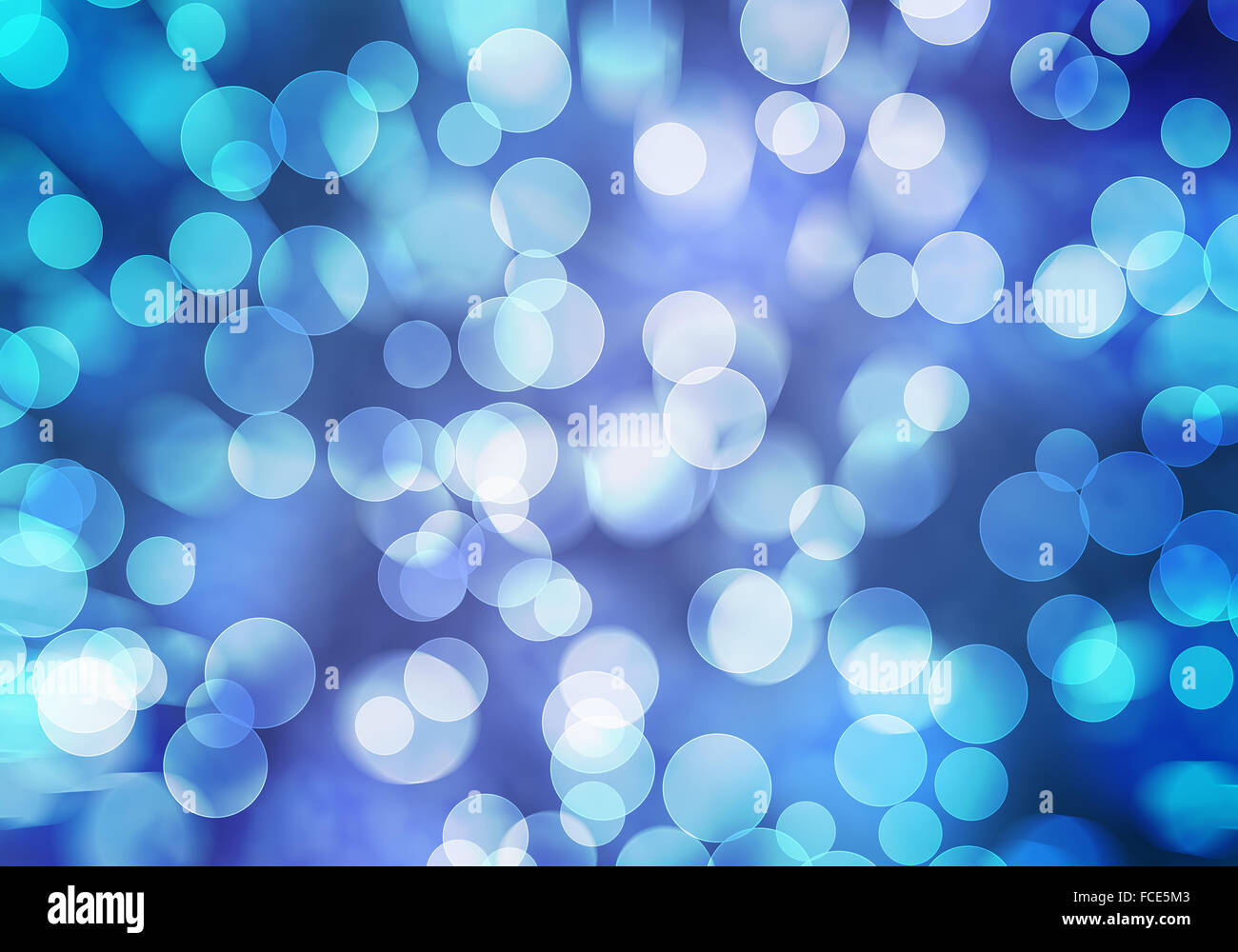 Abstract background image of blue bokeh lights and beams Stock Photo ...