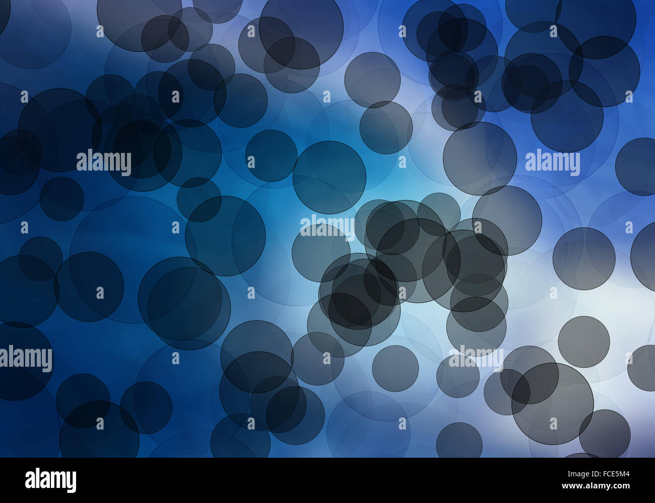 Abstract background image of blue bokeh lights and beams Stock Photo ...
