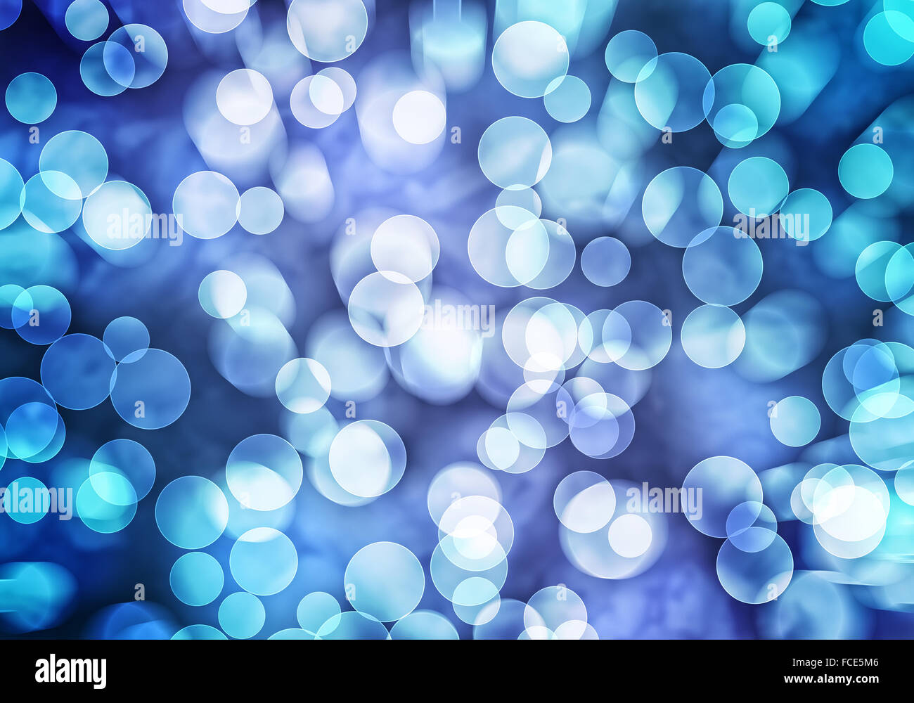 Abstract background image of blue bokeh lights and beams Stock Photo ...