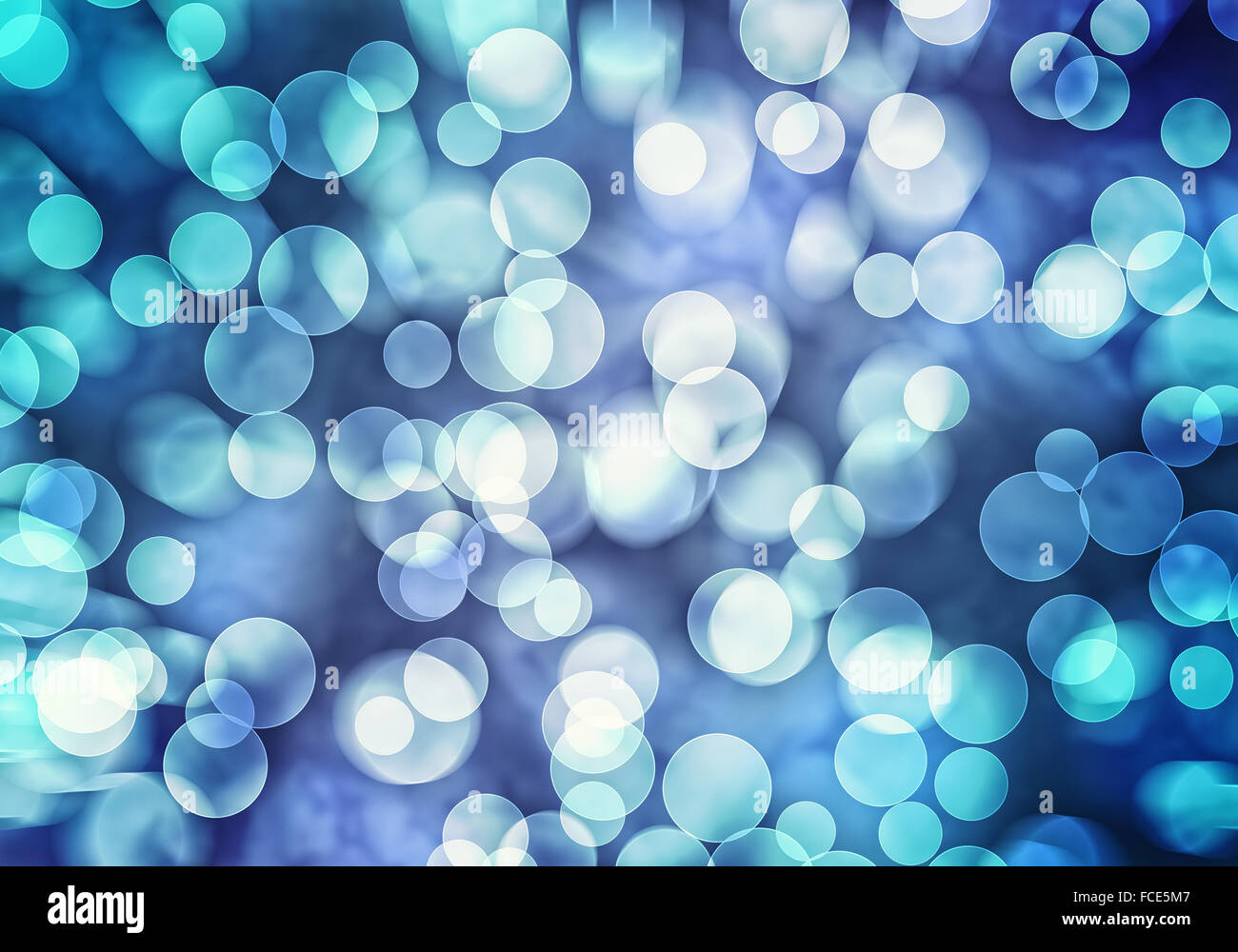 Abstract background image of blue bokeh lights and beams Stock Photo ...