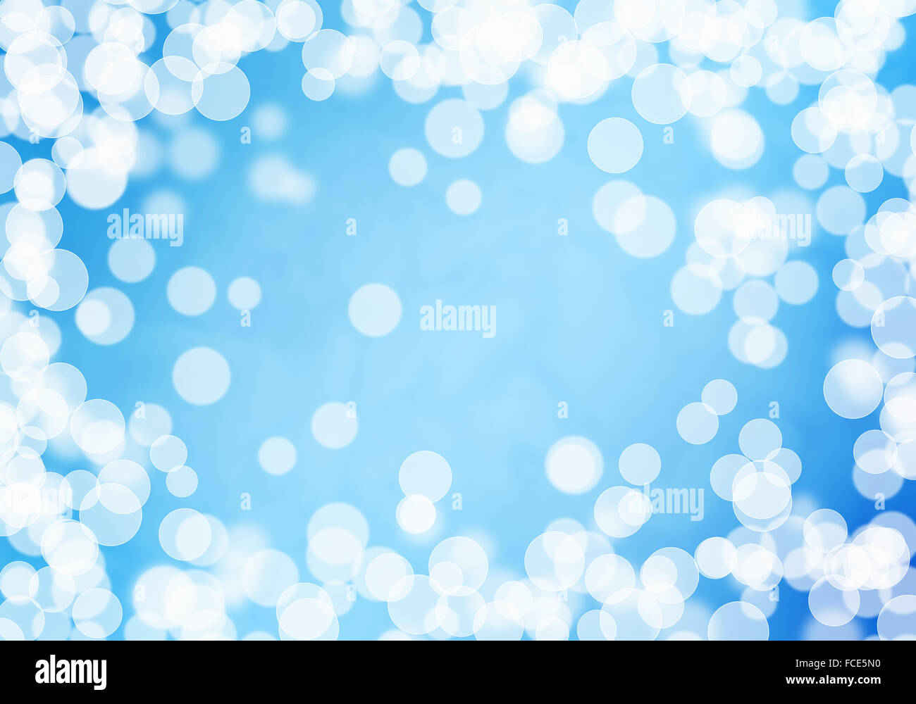 Abstract background image of blue bokeh lights and beams Stock Photo ...