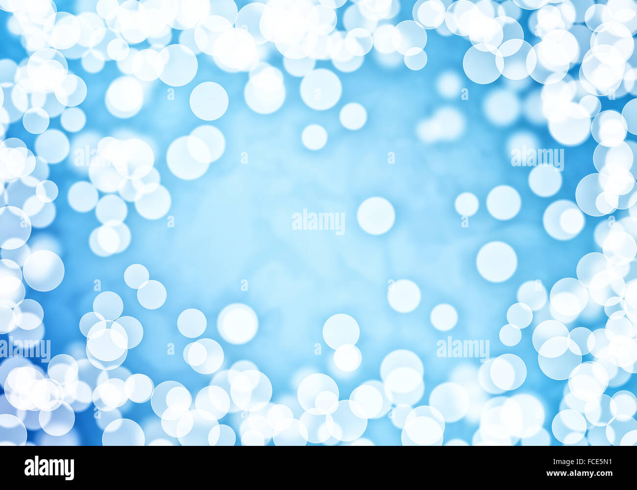 Abstract background image of blue bokeh lights and beams Stock Photo ...
