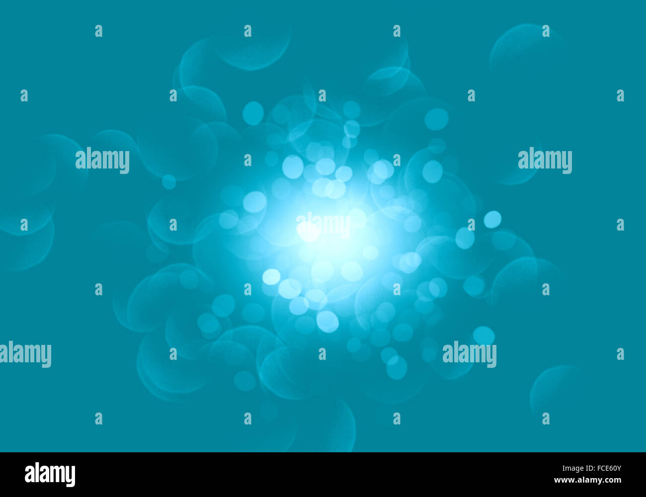 Abstract background image of blue bokeh lights and beams Stock Photo ...