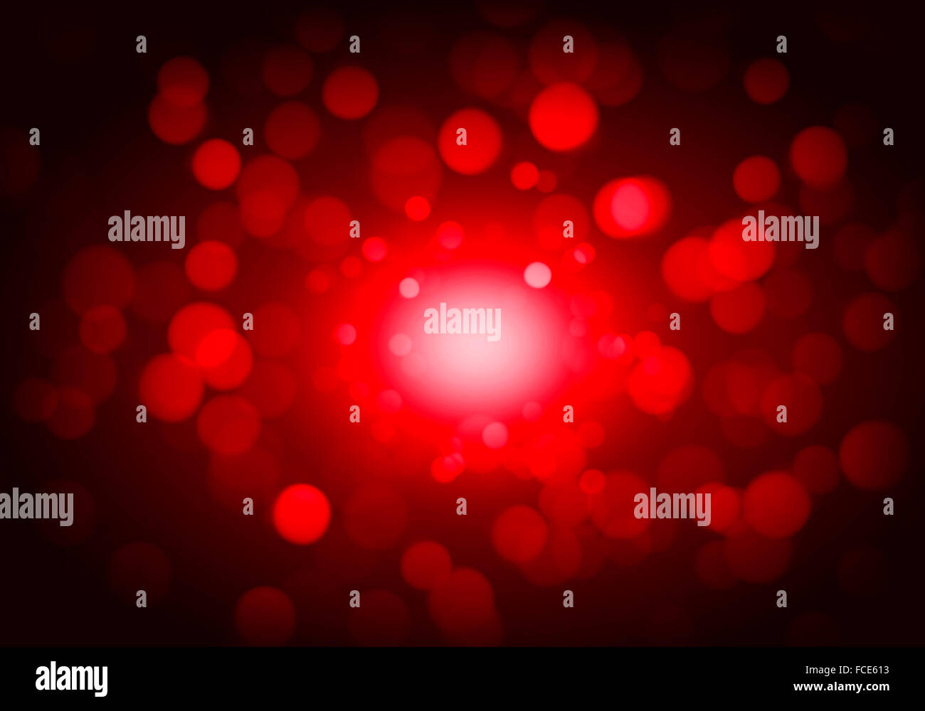 Abstract background image of blue bokeh lights and beams Stock Photo ...