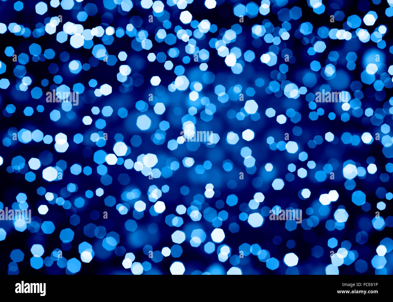 Abstract background image of blue bokeh lights and beams Stock Photo ...