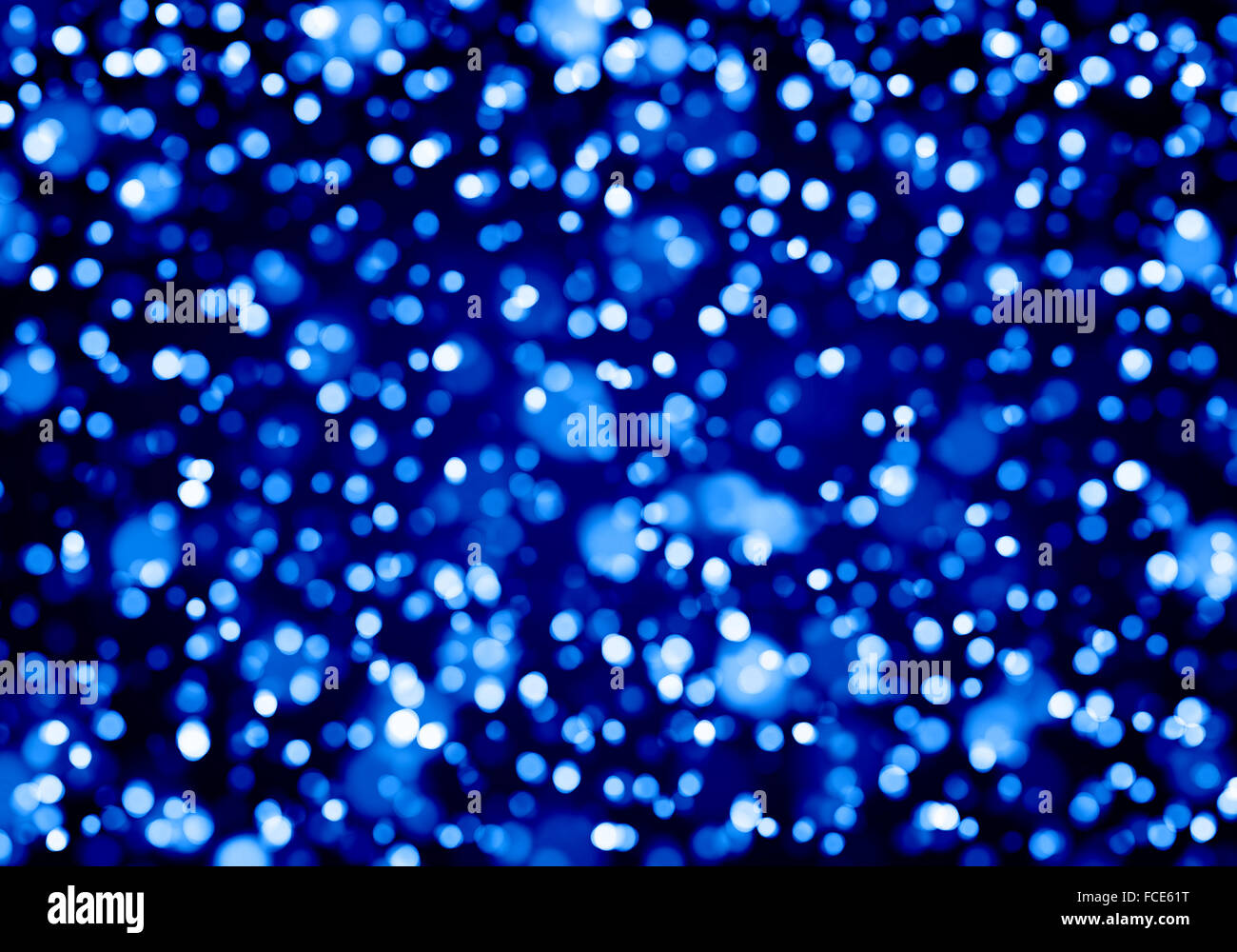 Abstract background image of blue bokeh lights and beams Stock Photo ...