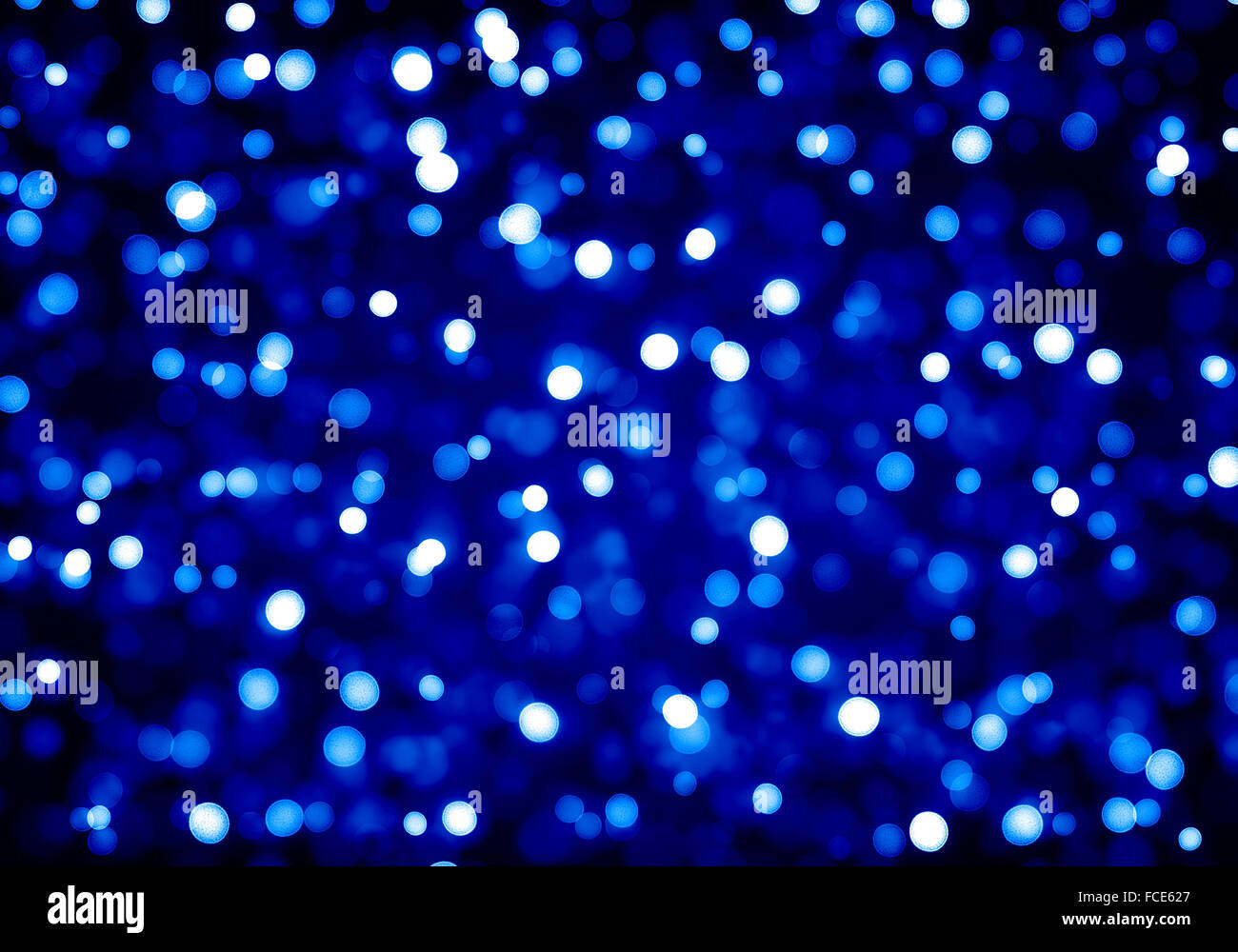 Abstract background image of blue bokeh lights and beams Stock Photo ...