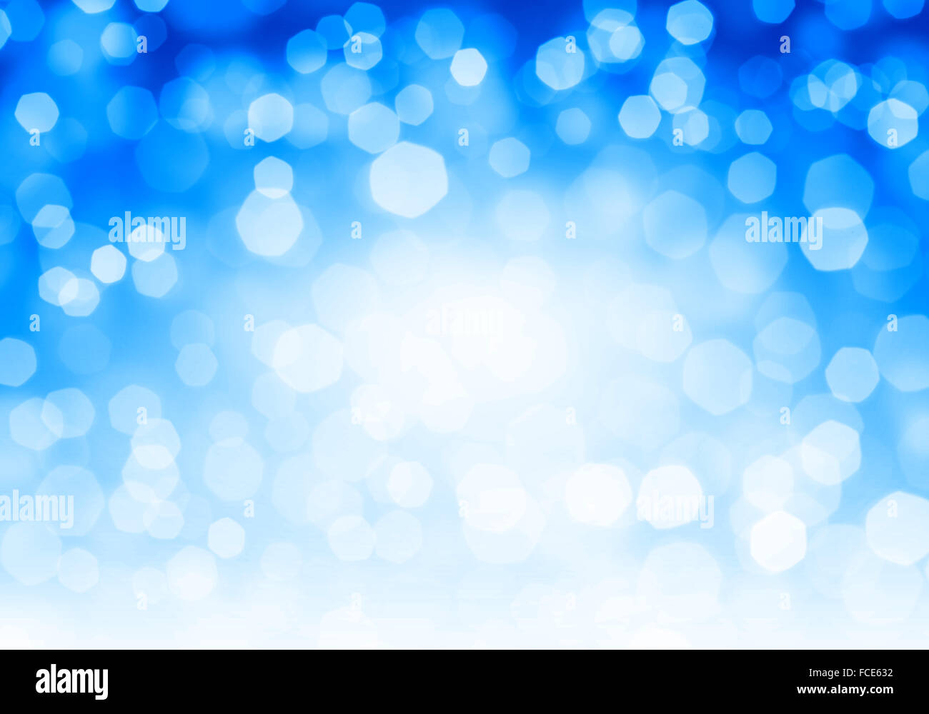 Abstract background image of blue bokeh lights and beams Stock Photo ...