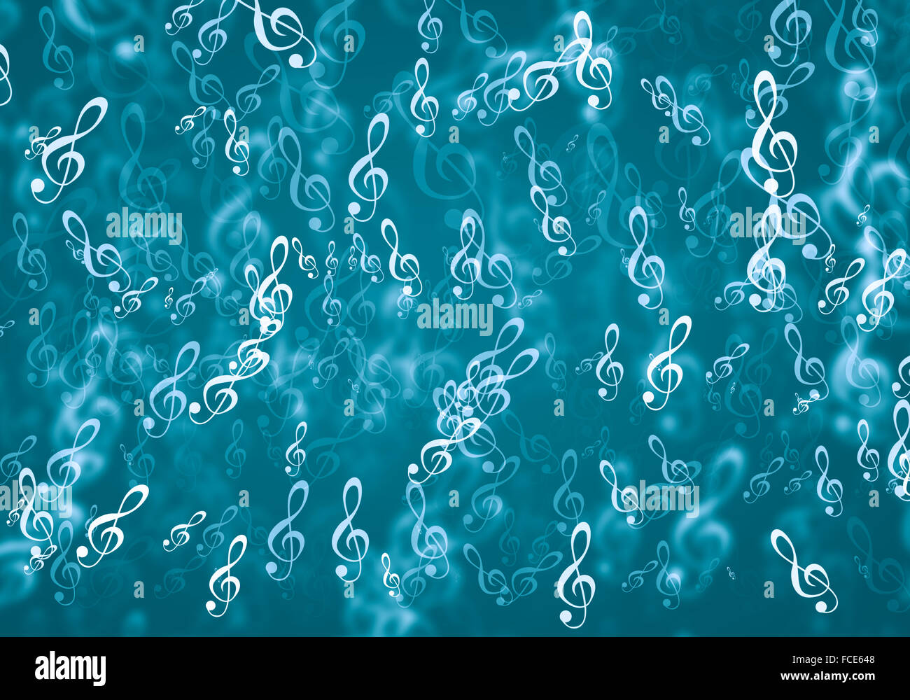 Abstract background image of blue bokeh lights and beams Stock Photo ...