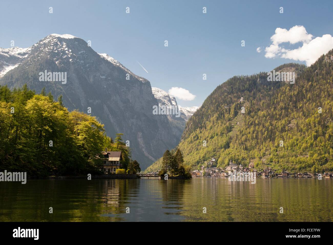 Lake Hallstatt, Austria Alps Stock Photo