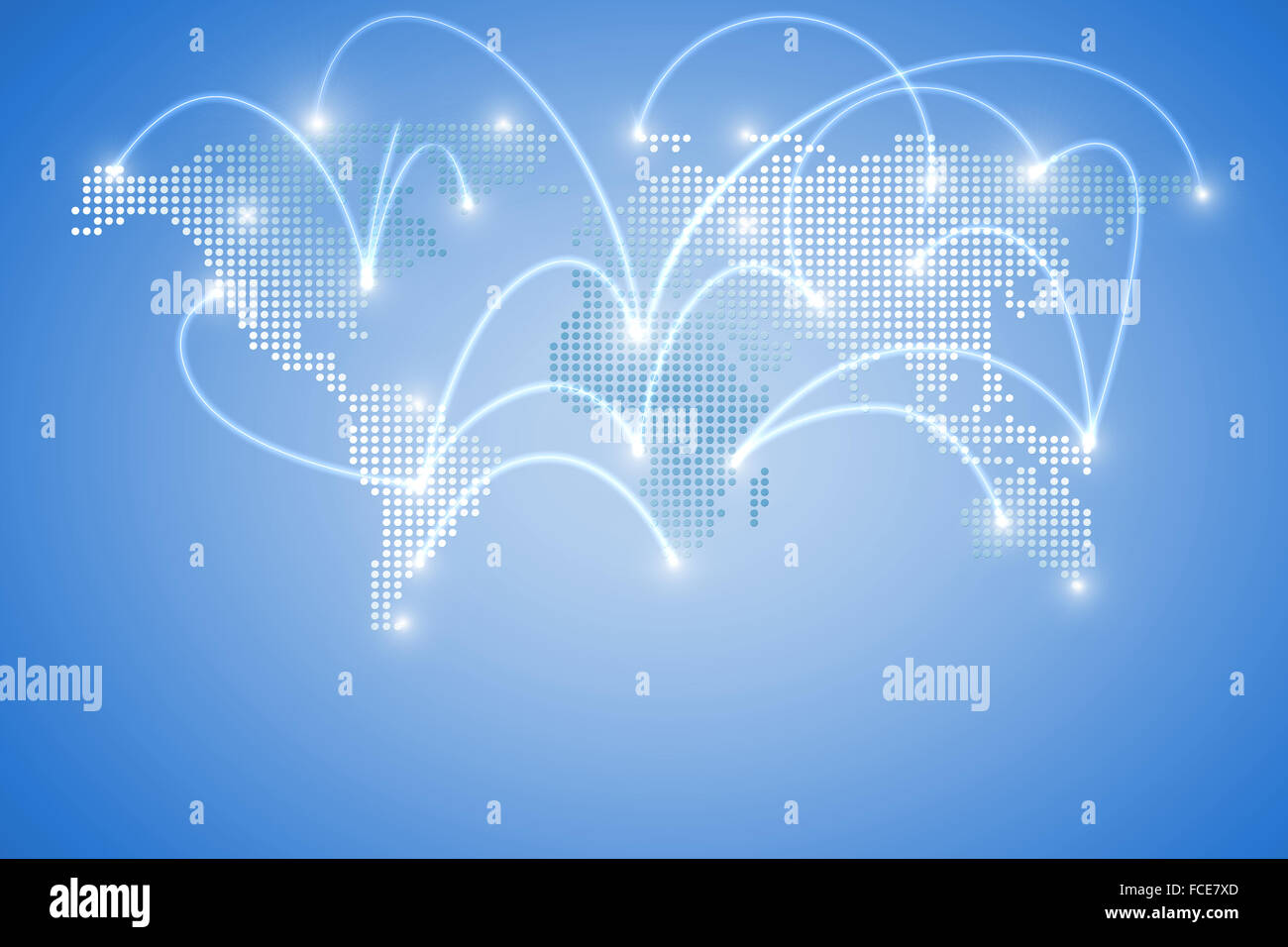 Background conceptual digital image with world map Stock Photo - Alamy