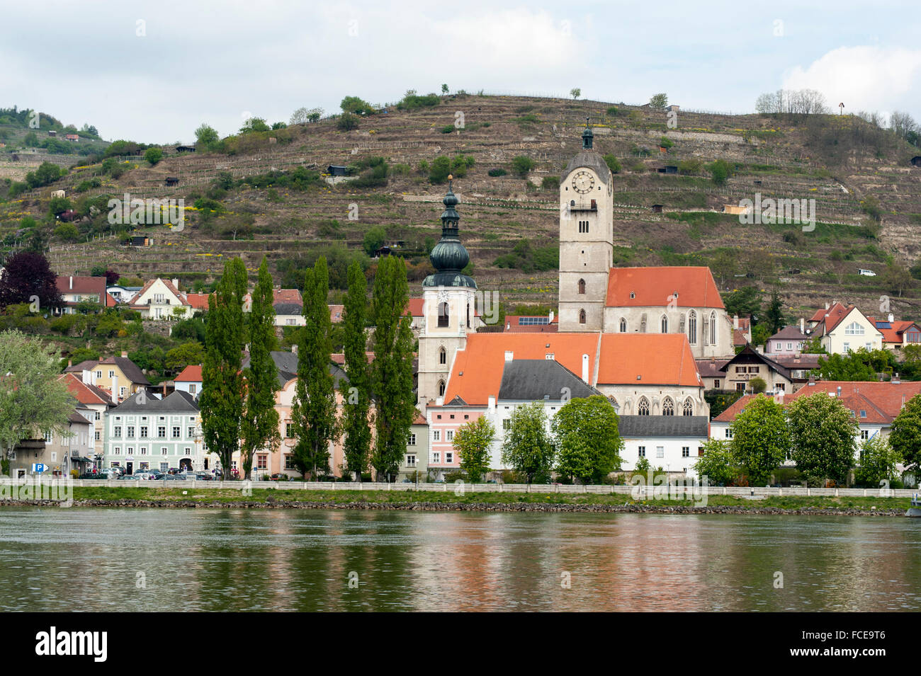 Stein an der Donau, UNESCO World Heritage Site The Wachau Cultural Landscape, Lower Austria, Austria Stock Photo