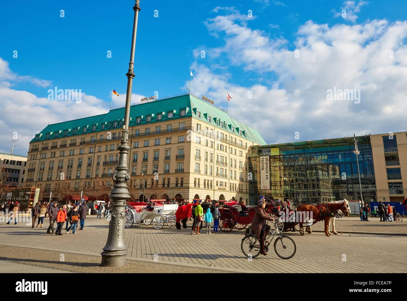 Hotel Adlon, Pariser Platz, Unter den Linden, Berlin, Germany Stock Photo