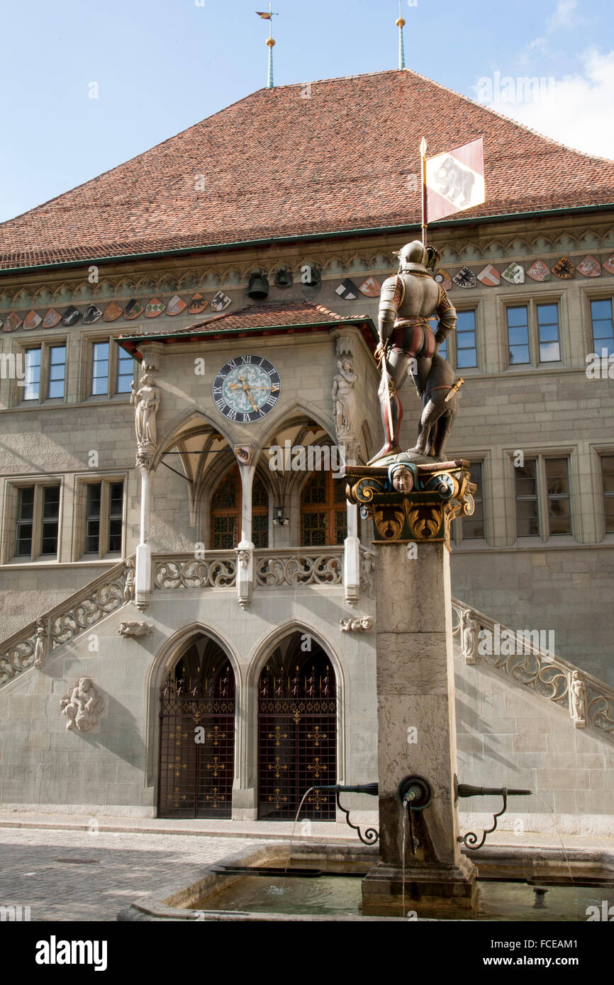 Guild Hall, the UNESCO World Heritage Site Old Town of Bern, Canton of Bern, Switzerland Stock Photo