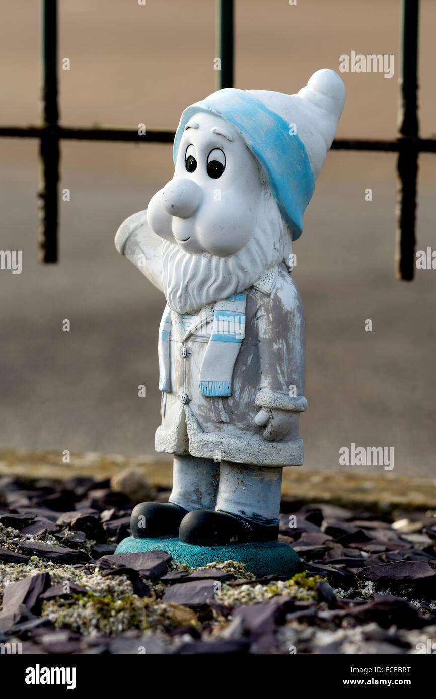 Garden Gnome With Football Stock Photos & Garden Gnome With Football