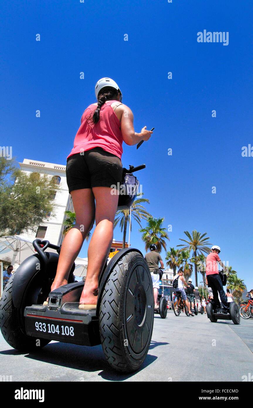 Segway Twowheeled electric vehicle, invented by Dean Kamen and