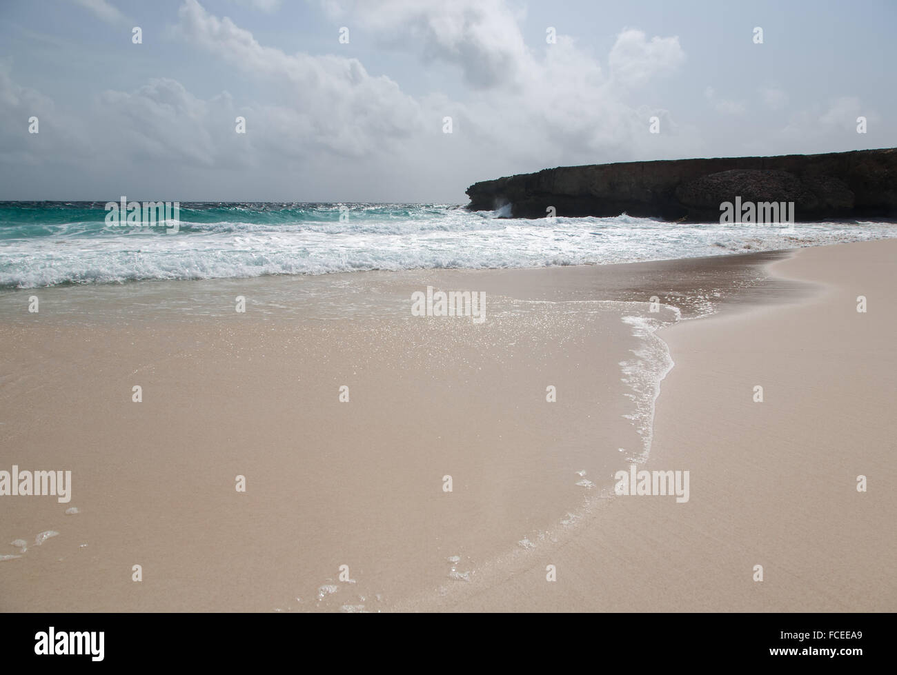 caribbean beach Bonaire island Stock Photo Alamy