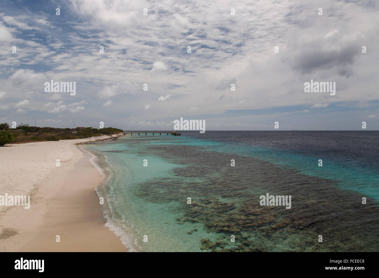 caribbean beach Bonaire island Stock Photo Alamy