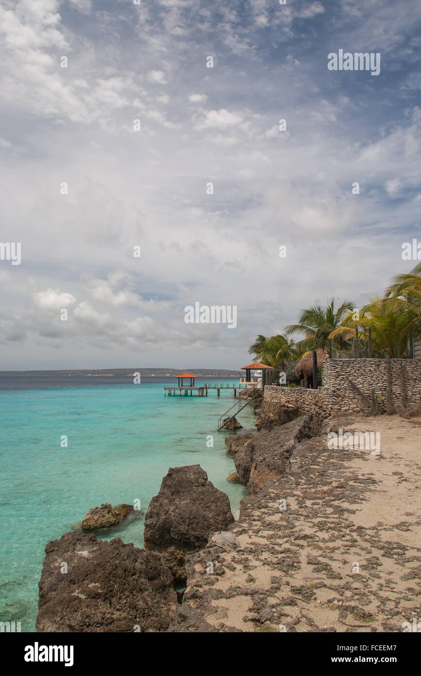 kralendijk bonaire beaches on Caribbean Beach Bonaire Island Stock Photo Alamy