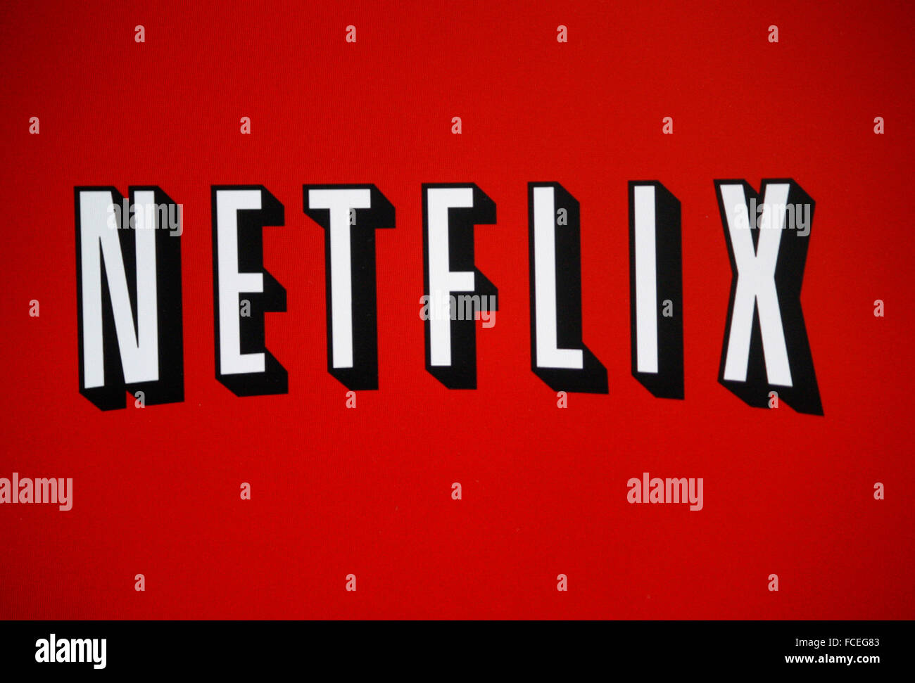 Markenname: "Netflix", Berlin. Stock Photo