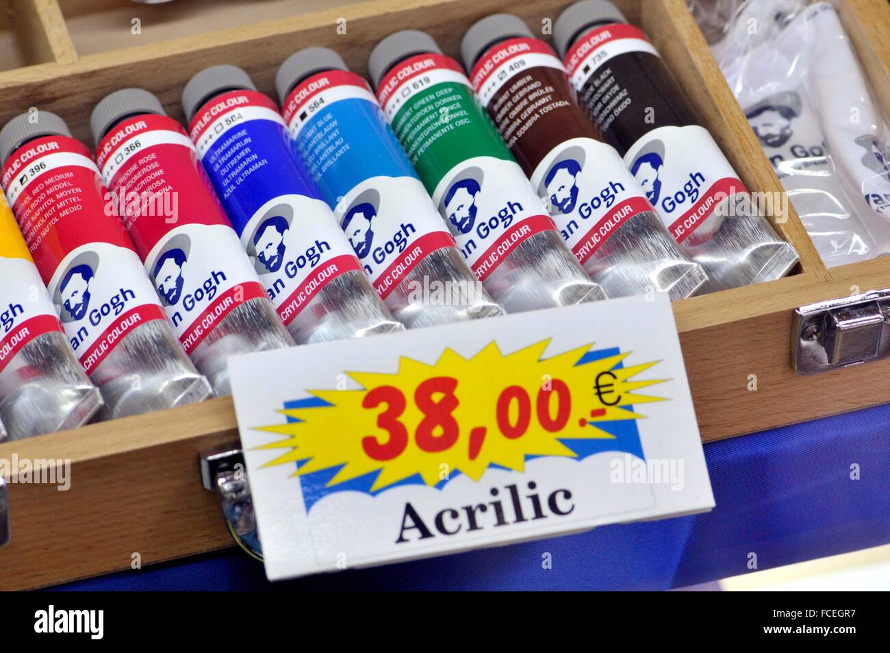 Acrylic paint box for sale Stock Photo Alamy