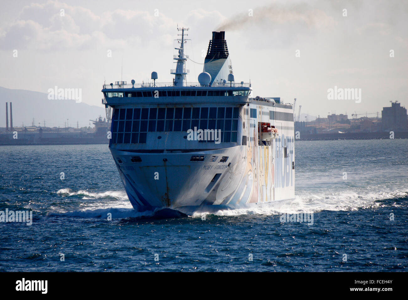 Impressionen Faehre zwischen Livorno, Italien und Bastia, Korsika, Frankreich Stock Photo Alamy