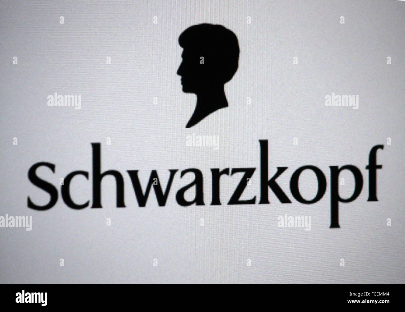 Markenname: 'Schwarzkopf', Berlin. Stock Photo