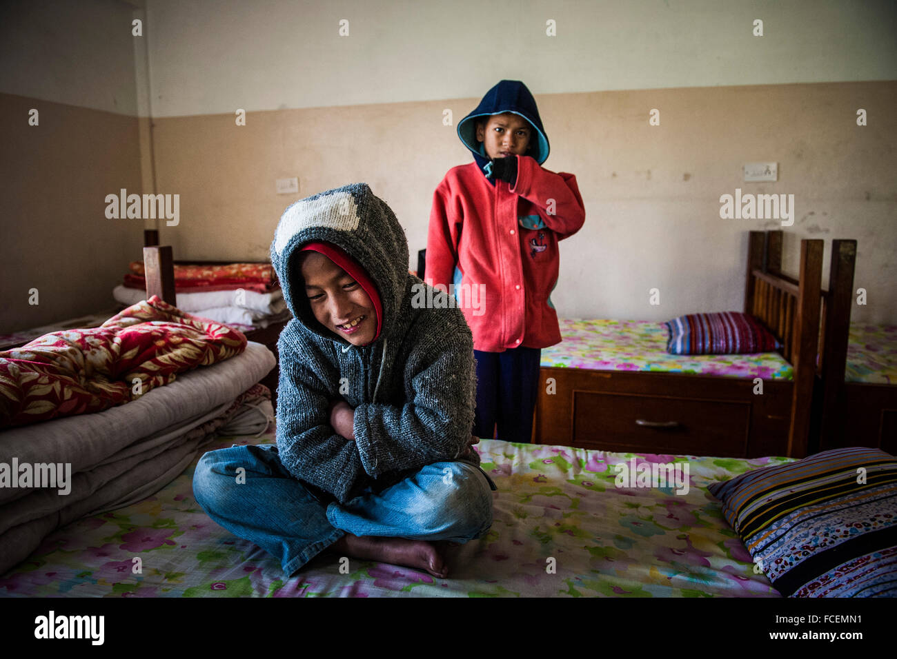 Nepal Tathali Orphanage Stock Photo Alamy