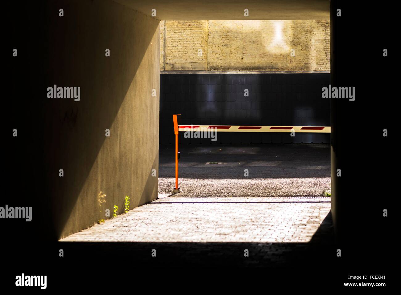 Parking entrance, Ghent, Belgium Stock Photo Alamy