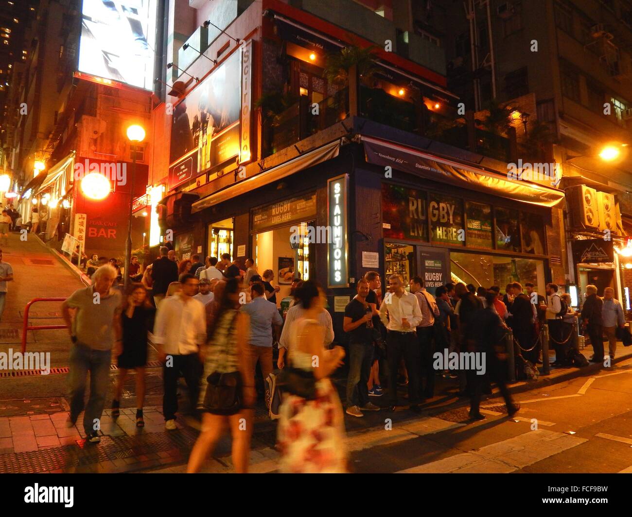 Staunton 's Wine Bar in SoHo Hong Kong Island is a Hot Spot in the