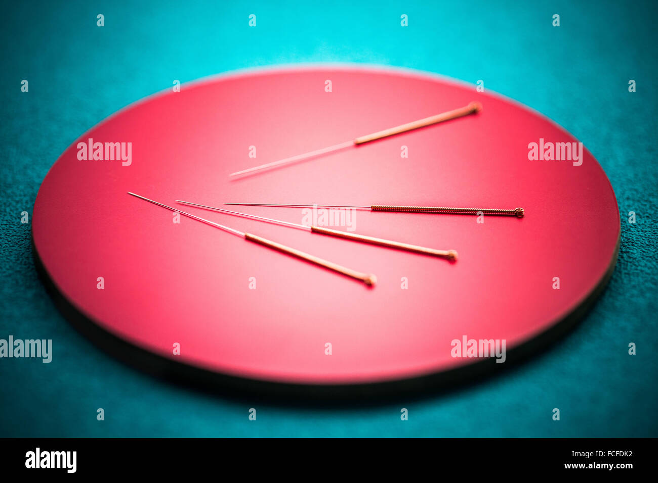 Acupuncture needles Stock Photo Alamy