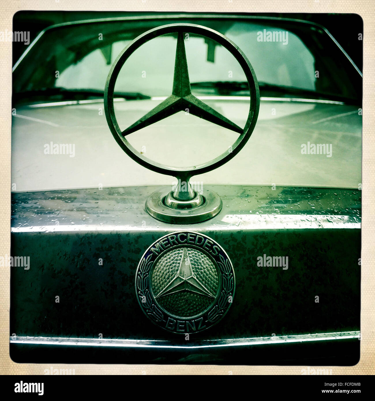 Mercedes-Benz logo. Stock Photo