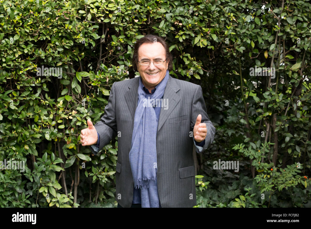 Rome, Italy. 20th Jan, 2016. Albano and Romina Power back together in a program of RAI one that helps you find the missing persons. © Mauro Fagiani/Pacific Press/Alamy Live News Stock Photo