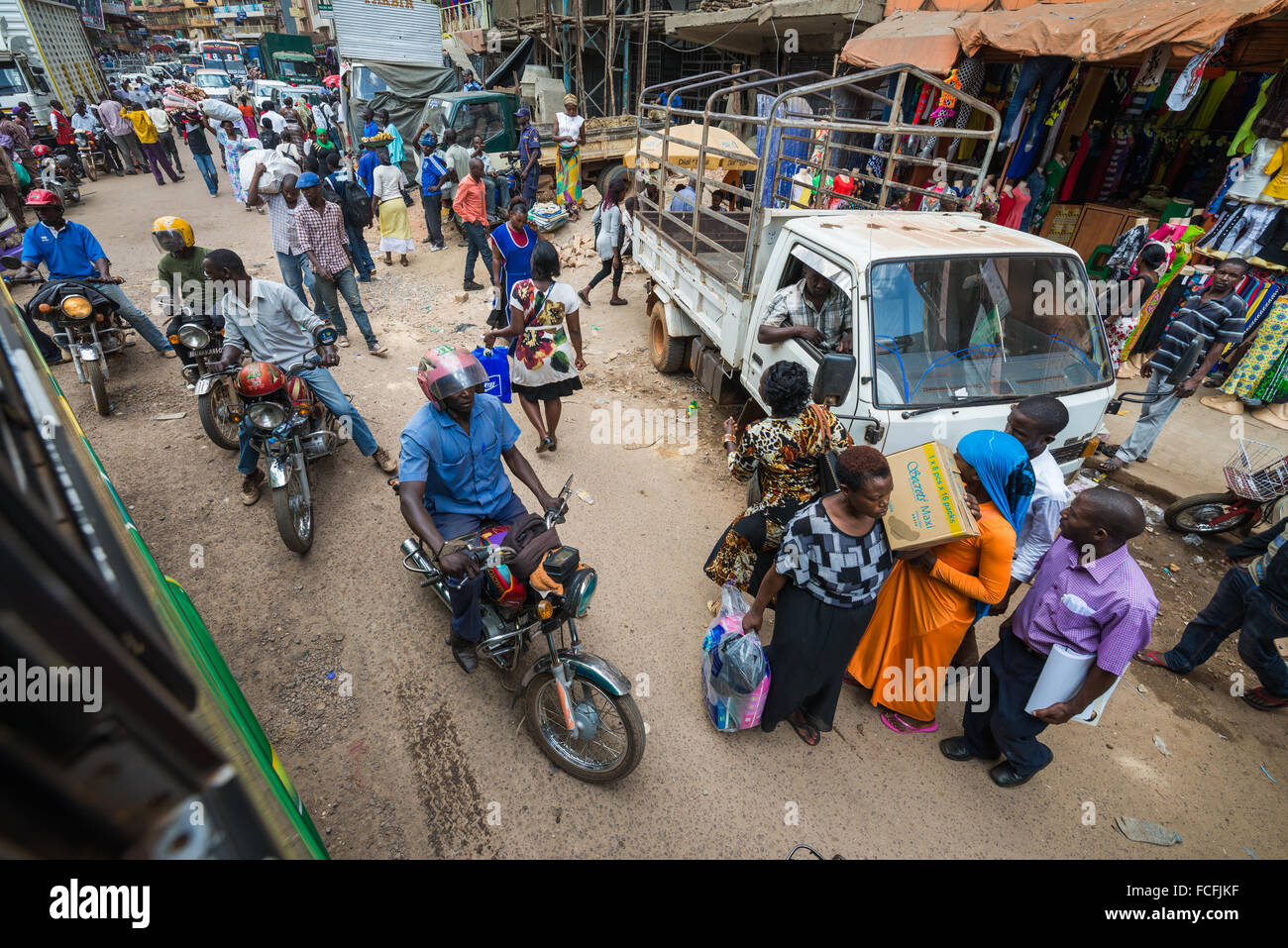 Street scene, Kampala, Uganda Stock Photo