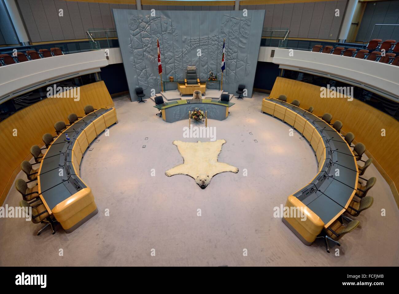 Legislative Assembly of the Northwest Territories Governement chambers