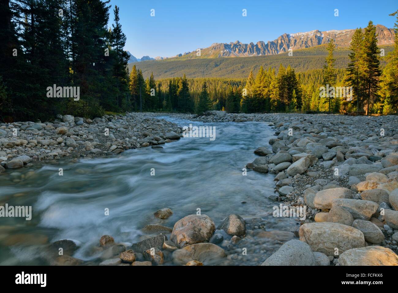 Baker Creek, Banff National Park, Alberta, Canada Stock Photo Alamy