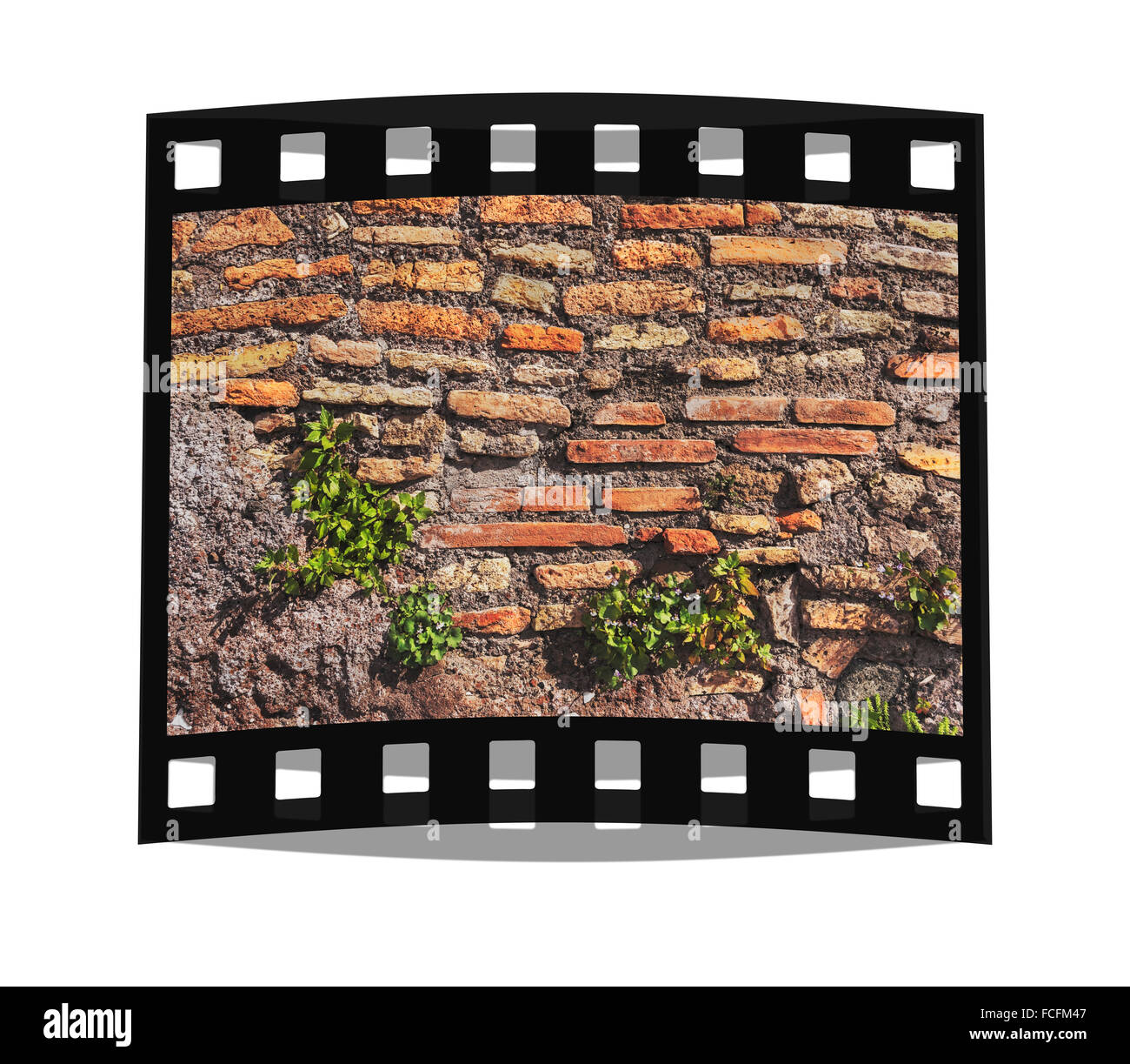 Detail photo of a brick wall Stock Photo