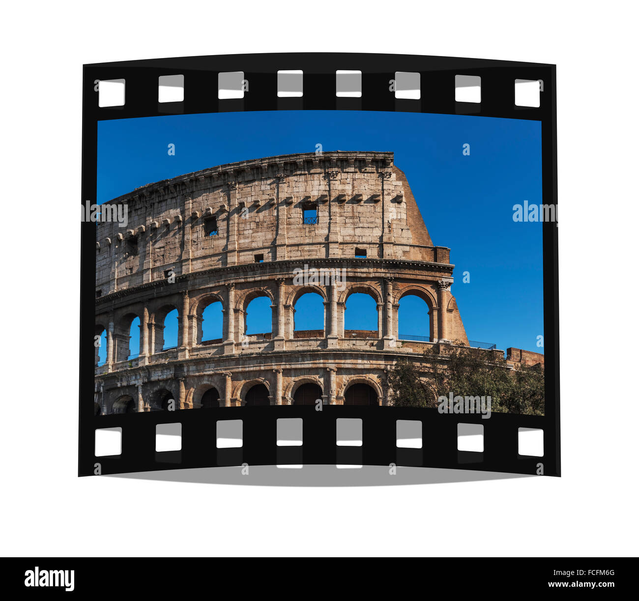 Colosseum architecture location Cut Out Stock Images