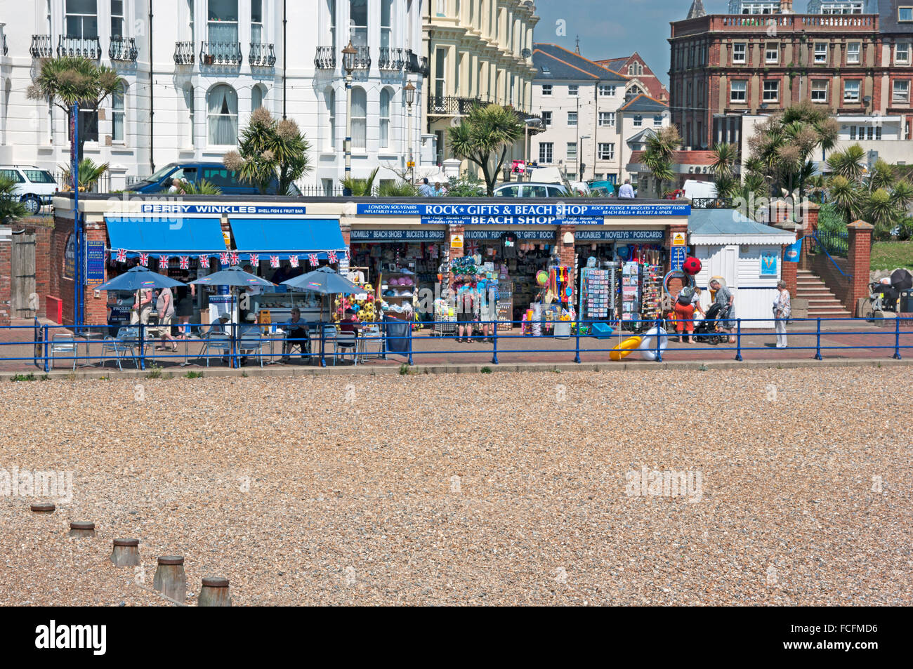 Eastbourne Front, Souvenirs Stall, Beach Shop, Sussex Stock Photo Alamy